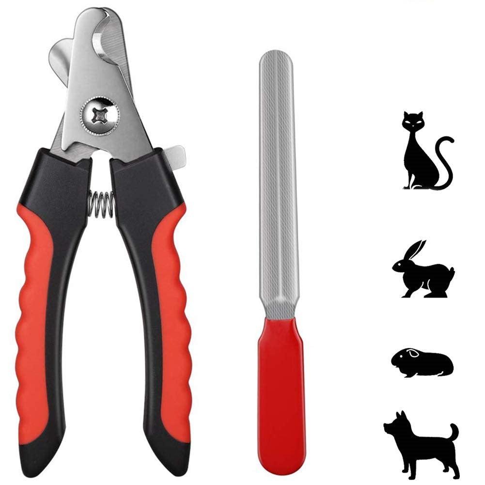 Professional Beauty Tool Pet Dog Puppy Cats Claw Nail Clipper Cutter + File Set