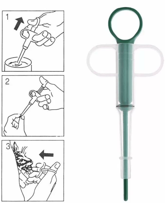 Pet Dog Cat Pills Feeder Medicine Syrings Animal Tablet Water Feeding Shooter Tube Kit