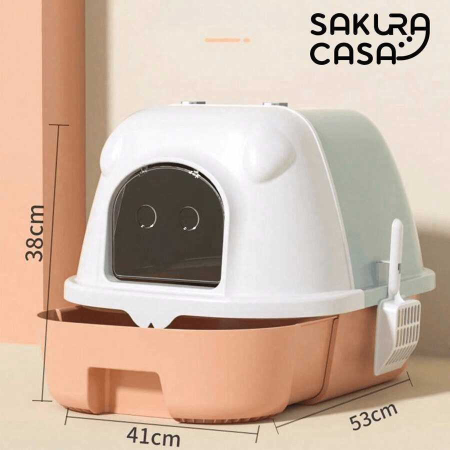 Fully enclosed deodorant, odorless, easy to wear, large cat toilet, litter box, large cat toilet, cat toilet, cat litter tray, litter box