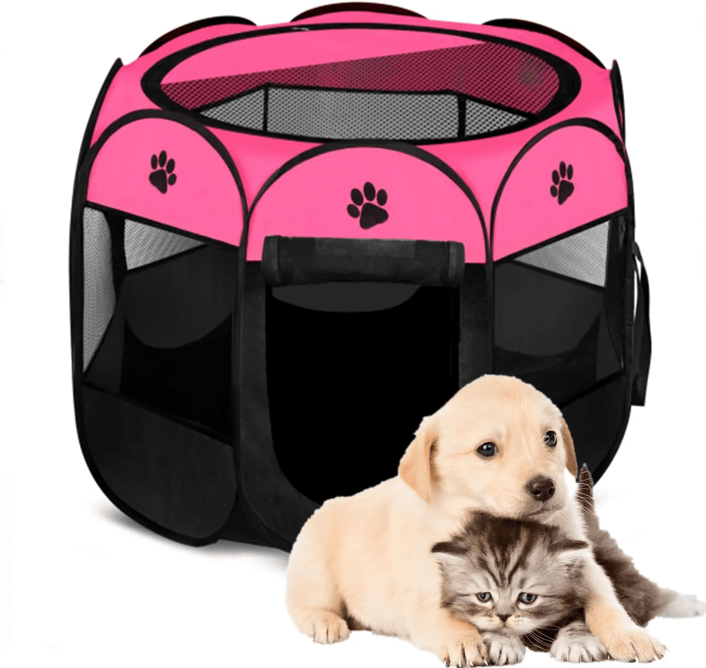 Portable Pet Tent Folding Outdoor/Indoor Dog Cat Tent House For Indoor