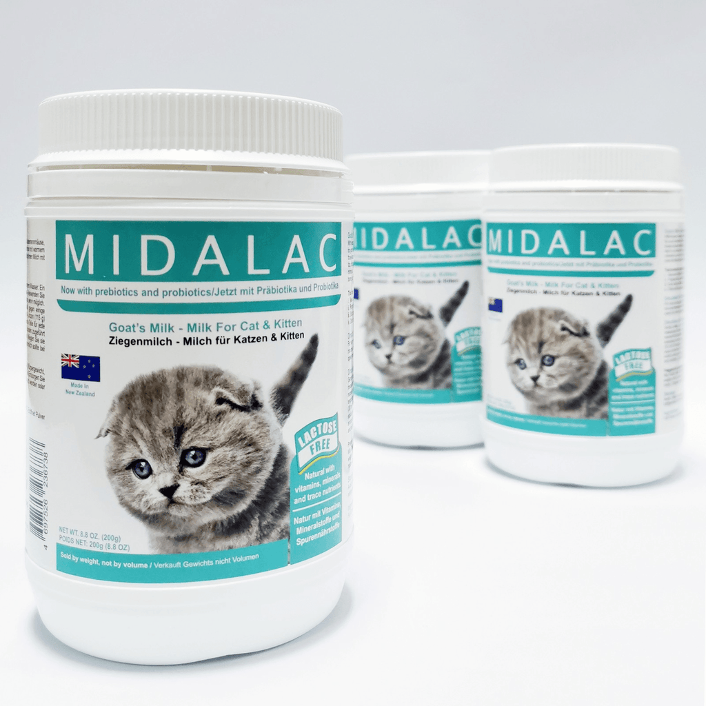 Midalac Goat's Milk Replacer- Milk For Cat & Kitten (200g)