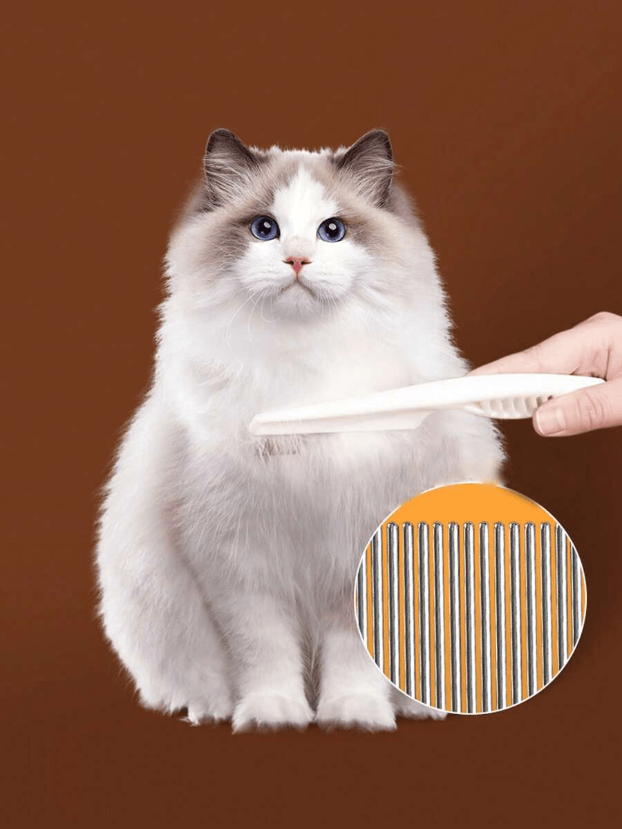 Premium Flea Comb Flea Removal Grooming Comb with Handle Stain Remover Combs for Pets