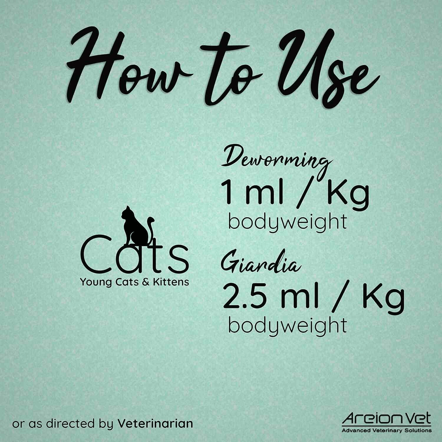 Areion Vet Feli-D (Feli D) Deworming Syrup for Kitten 15ml - Pet Supermarket