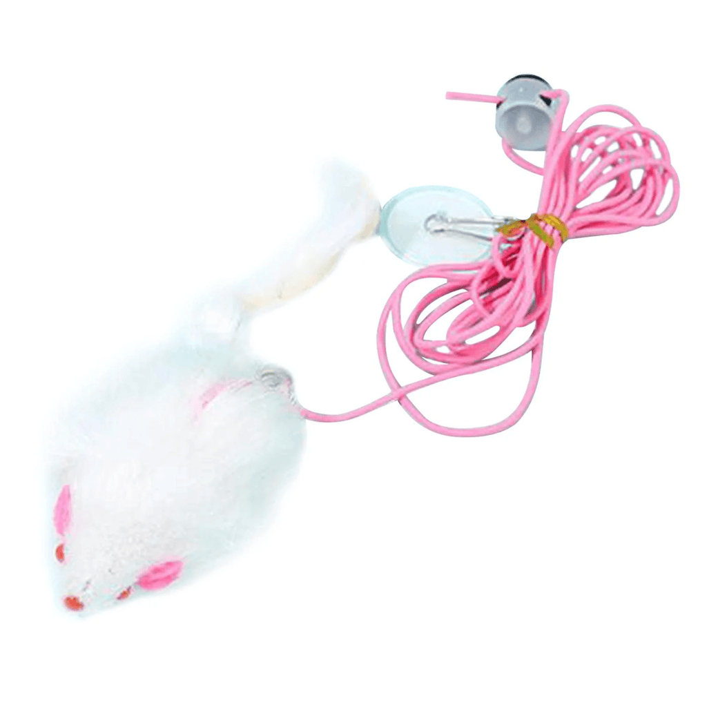 Mice Cat Catching Mouse Toy Hanging Retractable Funny Cat Supplies