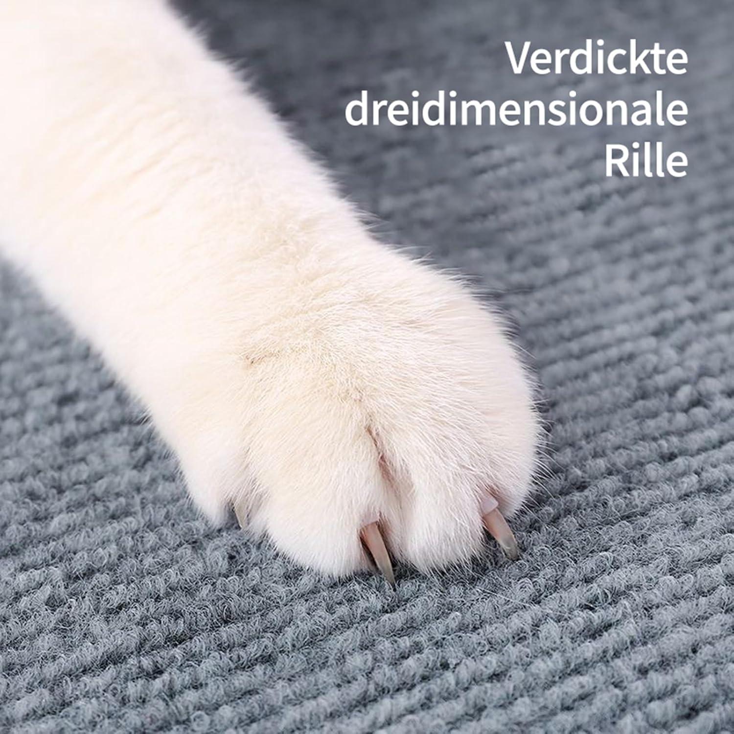 30 cm x 100 cm Self-adhesive Scratching Mat Cat Wall, Scratching Boards Cat Wall, DIY Trimmable Covered Tree Shelves Replacement, DIY Cuttable for Cat Wall Furniture Steps - Pet Supermarket