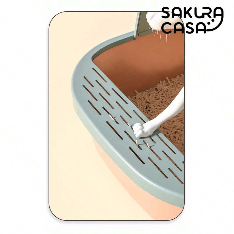 Fully enclosed deodorant, odorless, easy to wear, large cat toilet, litter box, large cat toilet, cat toilet, cat litter tray, litter box