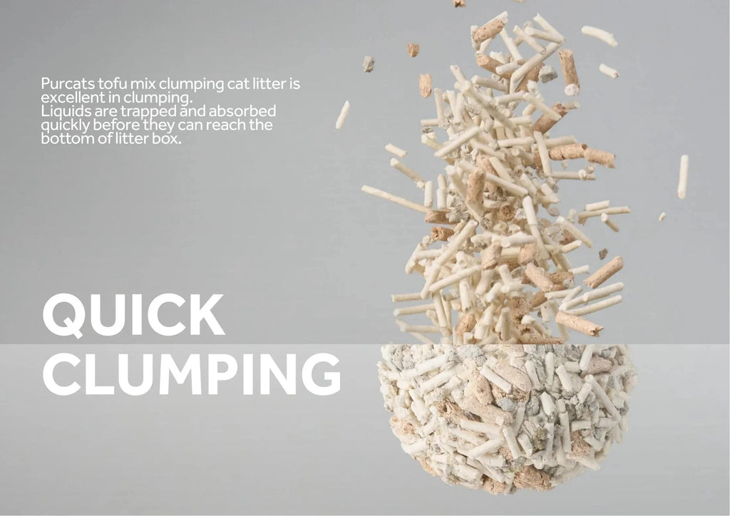 Cature Natural Mix Clumping Cat Litter Tofu+Bentonite+Wood 14L/5.6 kg - Pet Supermarket