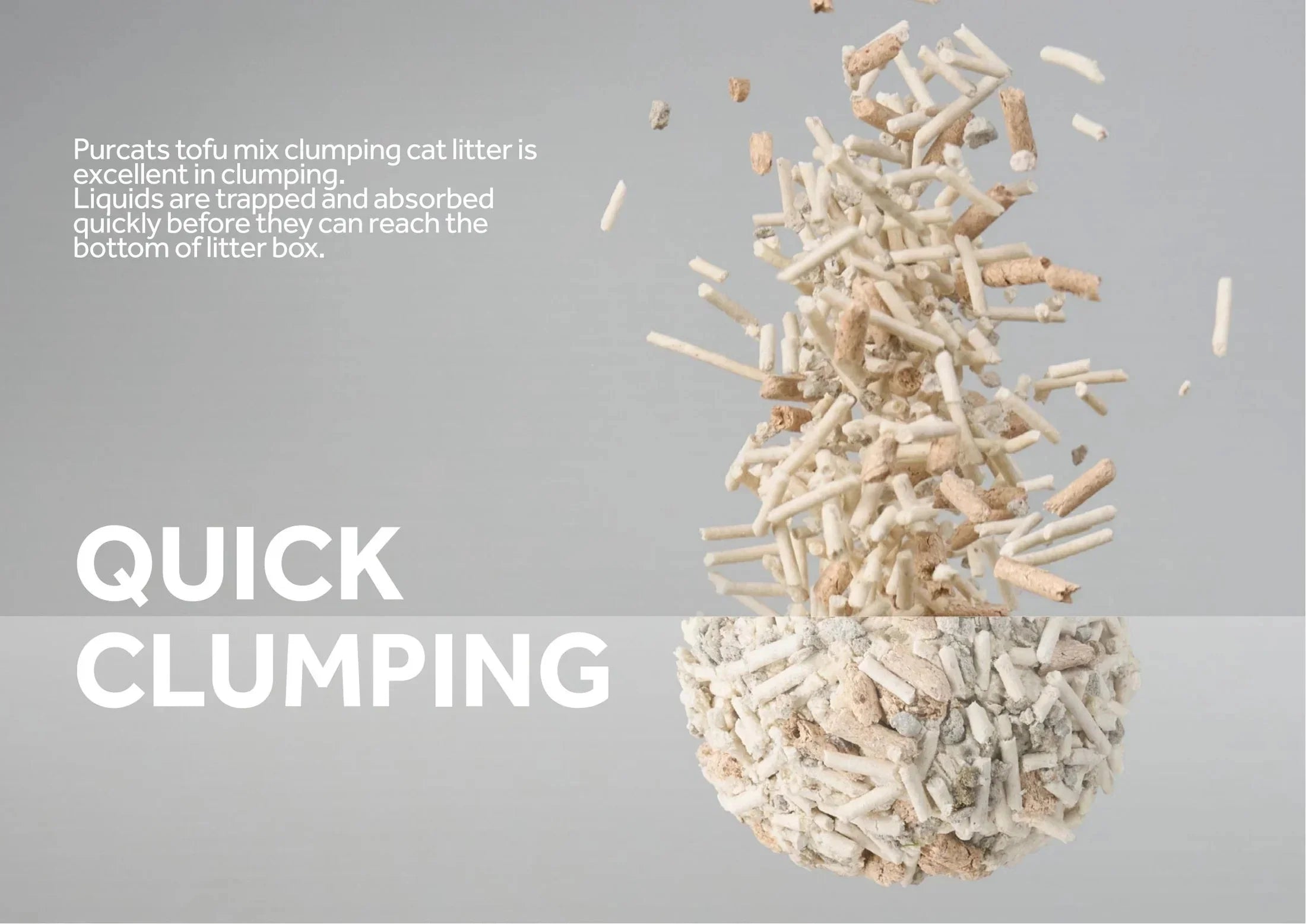 Cature Natural Mix Clumping Cat Litter Tofu+Bentonite+Wood 14L/5.6 kg - Pet Supermarket