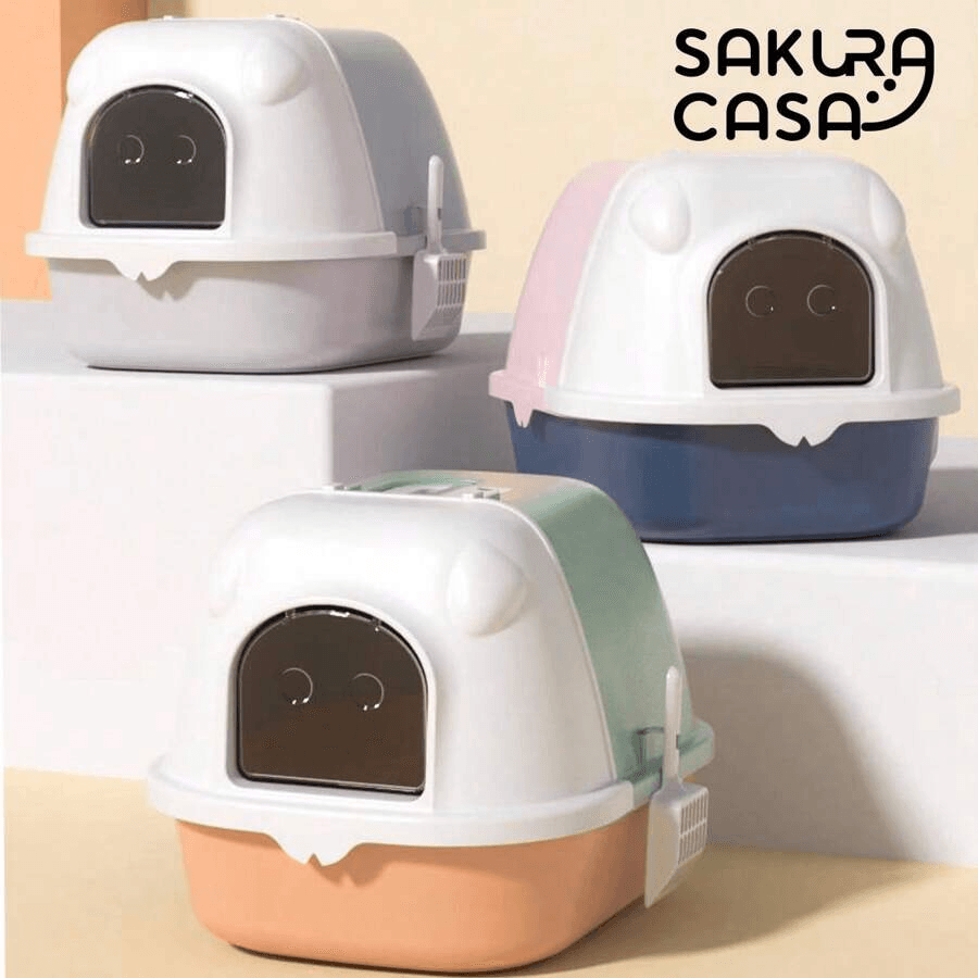 Fully enclosed deodorant, odorless, easy to wear, large cat toilet, litter box, large cat toilet, cat toilet, cat litter tray, litter box