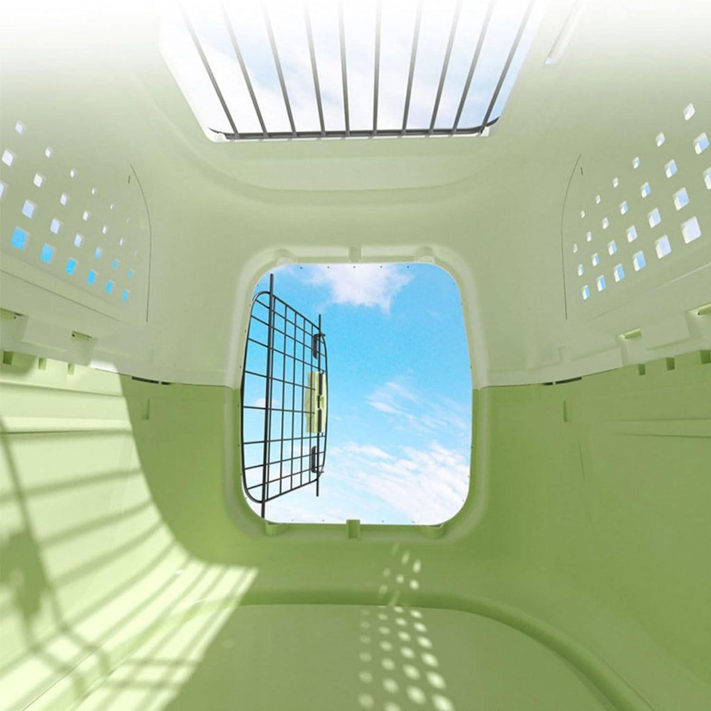 Medium Dog Large Cat Rabbit Pet flight case Boeing fashion durable pet cage portable travel car, check-in suitcase, aircraft air transport box, Pet Kitten Carrier, Parrot Cage