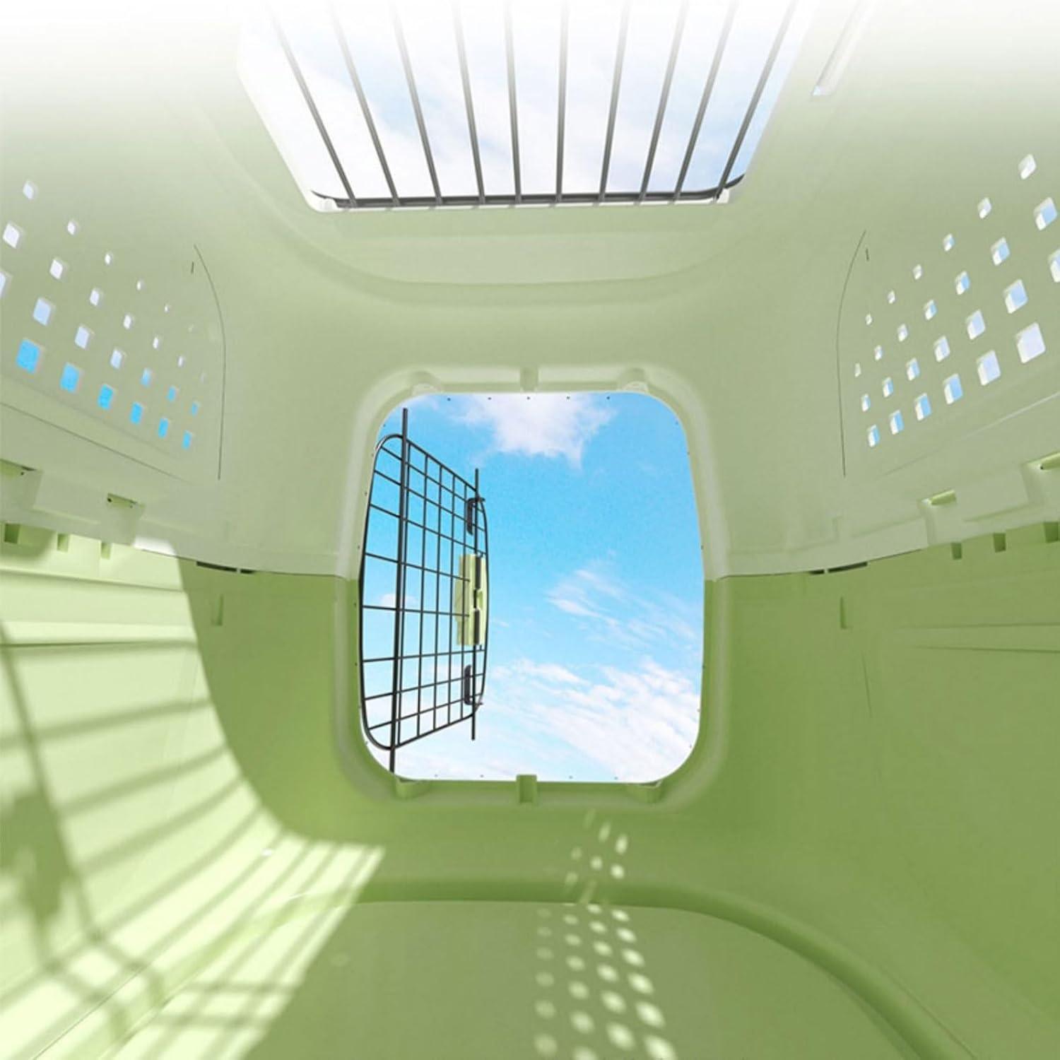 Medium Dog Large Cat Rabbit Pet flight case Boeing fashion durable pet cage portable travel car, check-in suitcase, aircraft air transport box, Pet Kitten Carrier, Parrot Cage