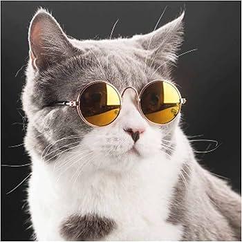 BohoBark Punch Face Cats/Small Puppies/Kittens Sunglasses Retro Shape Goggles Muliti Color
