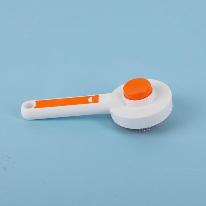 Colourful Pet Grooming Brush pet self-cleaning pin comb pet hair remover