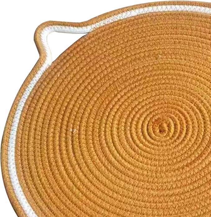 Cotton Rope Cat Scratcher Board, Scratching Post Mat, Claw Sharpener, Scratching Bed Mat, Toy