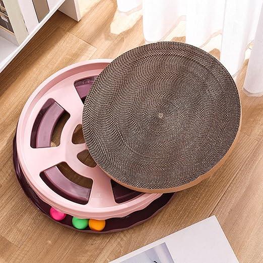Cat Scratcher Cardboard Ball Activity Round 44cm