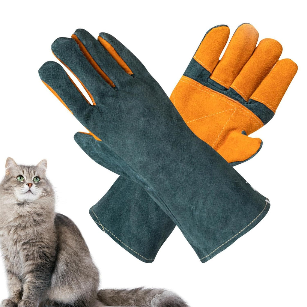 Cat Handling Gloves- Anti Bite Gloves, Animal Handling Gloves Bite Proof | Multipurpose Pet Glove Random Color