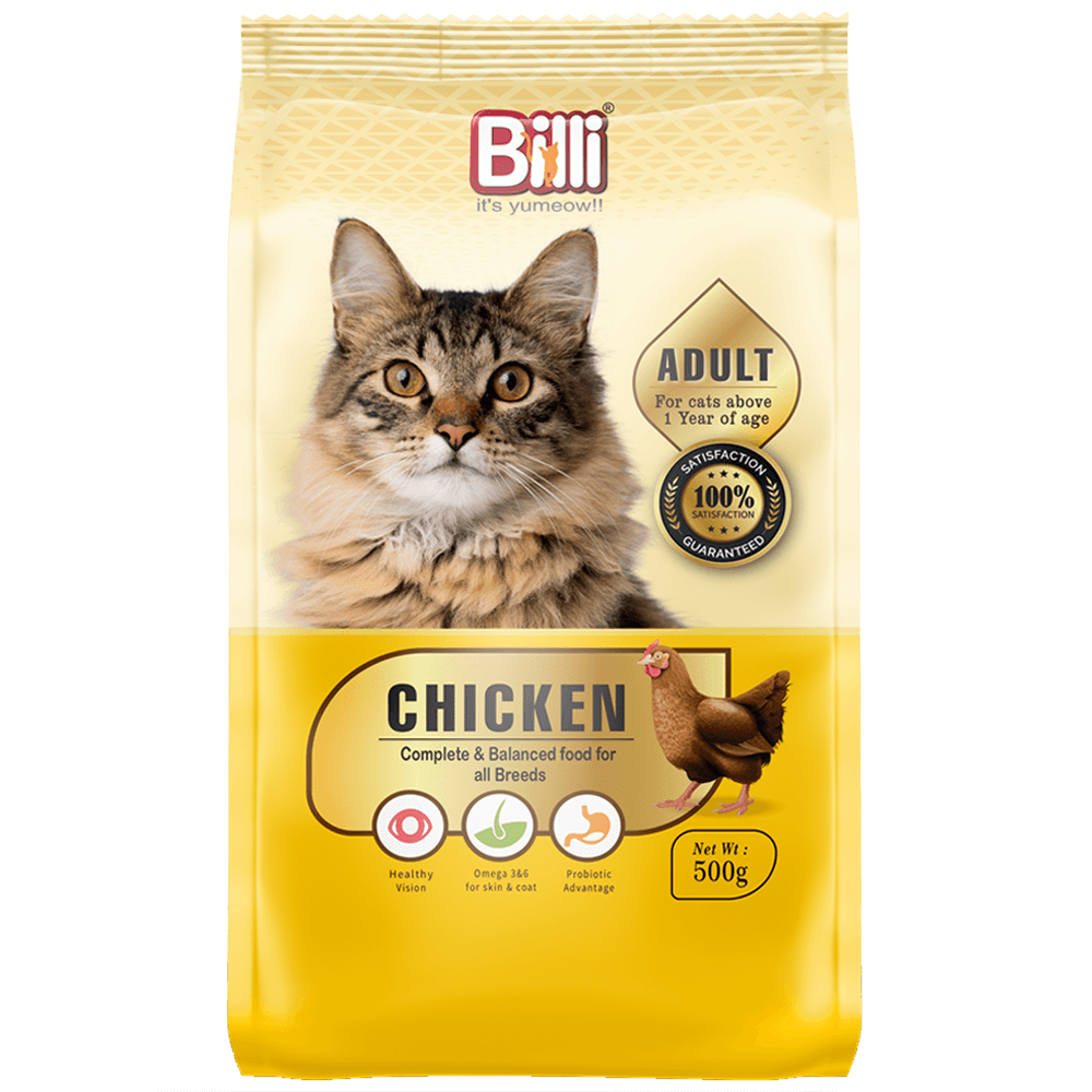 Billi Adult Cat Food in Real Chicken 1.5kg - Pet Supermarket