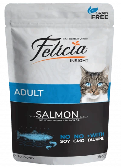 Felicia No Grain Pouch Adult Salmon 85g