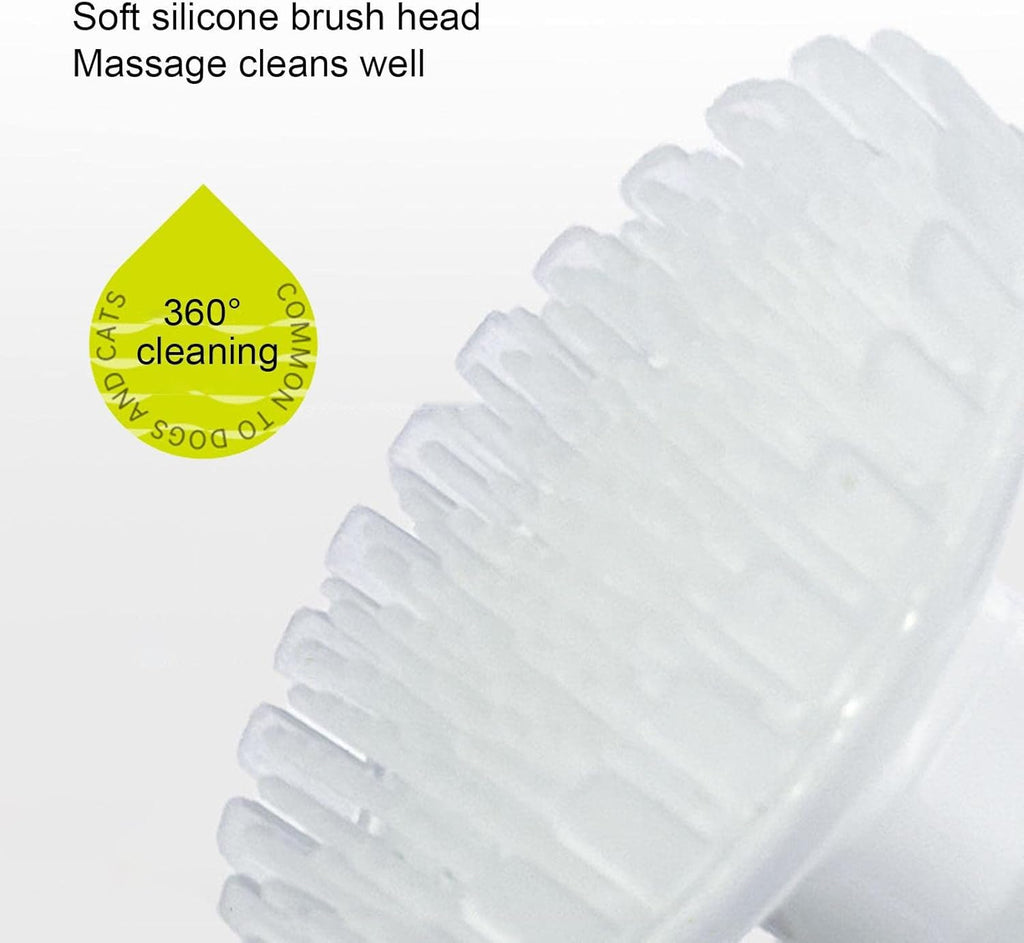 Cat Paw Cleaner | Grooming Cleaner Foaming Pet Feet Cleaner, Safe and Effective Pet Cleaning Supplies with Portable Silicone Brush for Dogs, Kittens, Puppies - Pet Supermarket