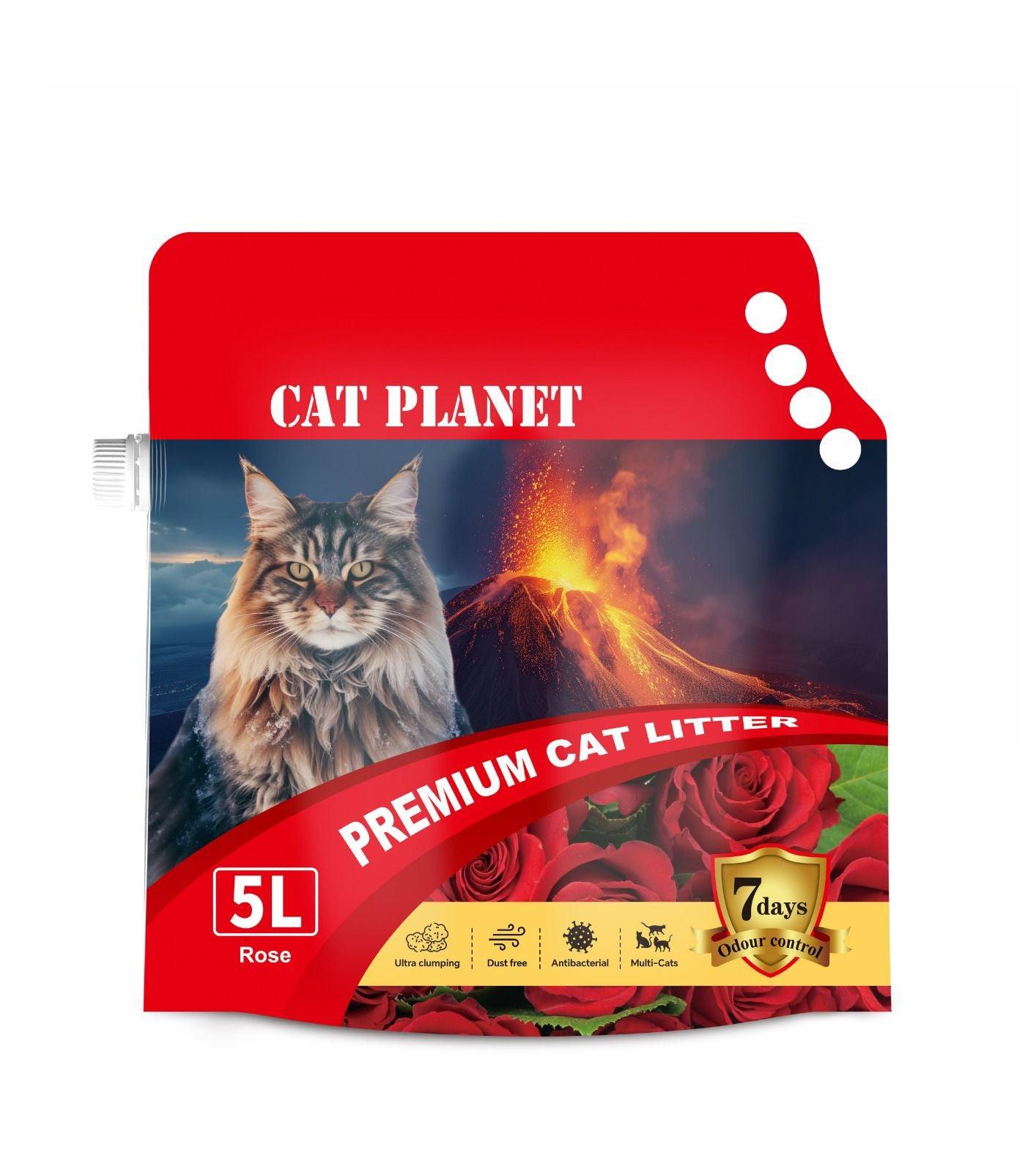 Cat Planet Premium Cat Litter – Rose (5L)