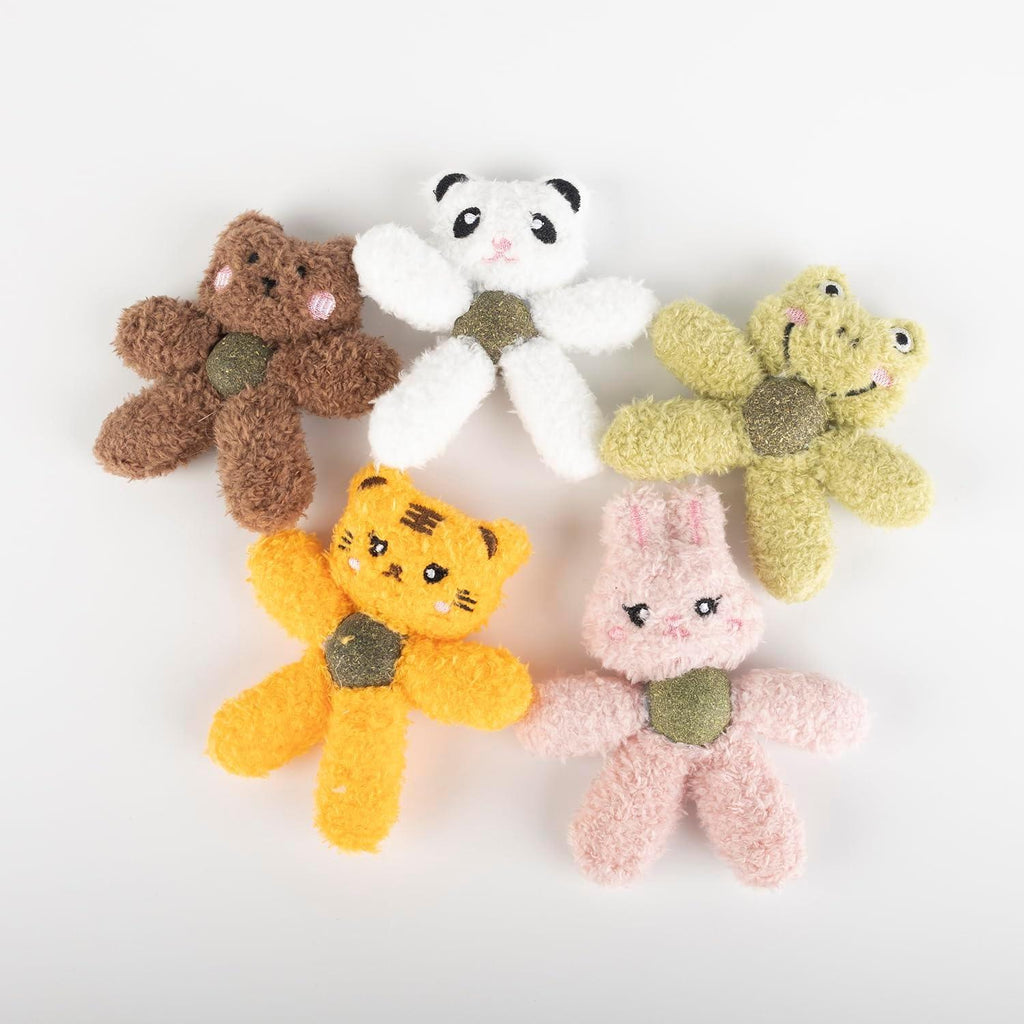 Cat Toy, Cat Toy with Catnip, Realistic and Cute Animal Characters, Multiple Choices Cats, Cat Toy to Relieve Boredom