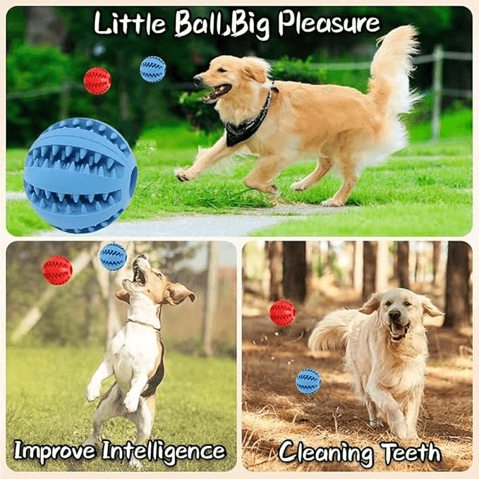 Dog Treat Toy Ball, Dog Tooth Cleaning Toy, Interactive Dog Toys