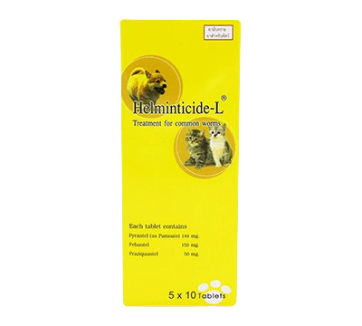 Helminticide-L Deworming Tablet For Cats & Dogs