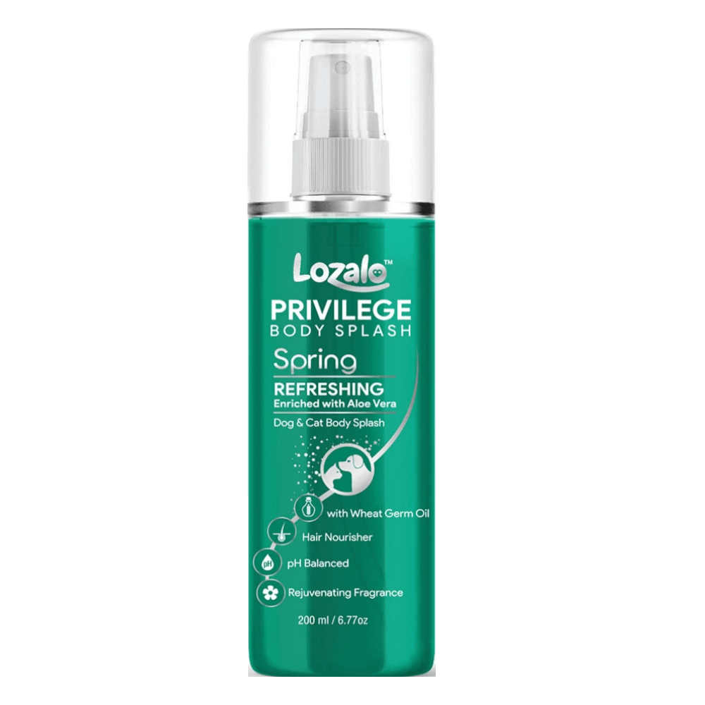 Lozalo Privilege Dog & Cat Body Splash Enrich With Aloe Vera 200ml