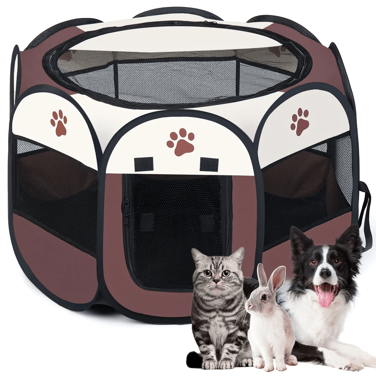 Portable Pet Tent Folding Outdoor/Indoor Dog Cat Tent House For Indoor