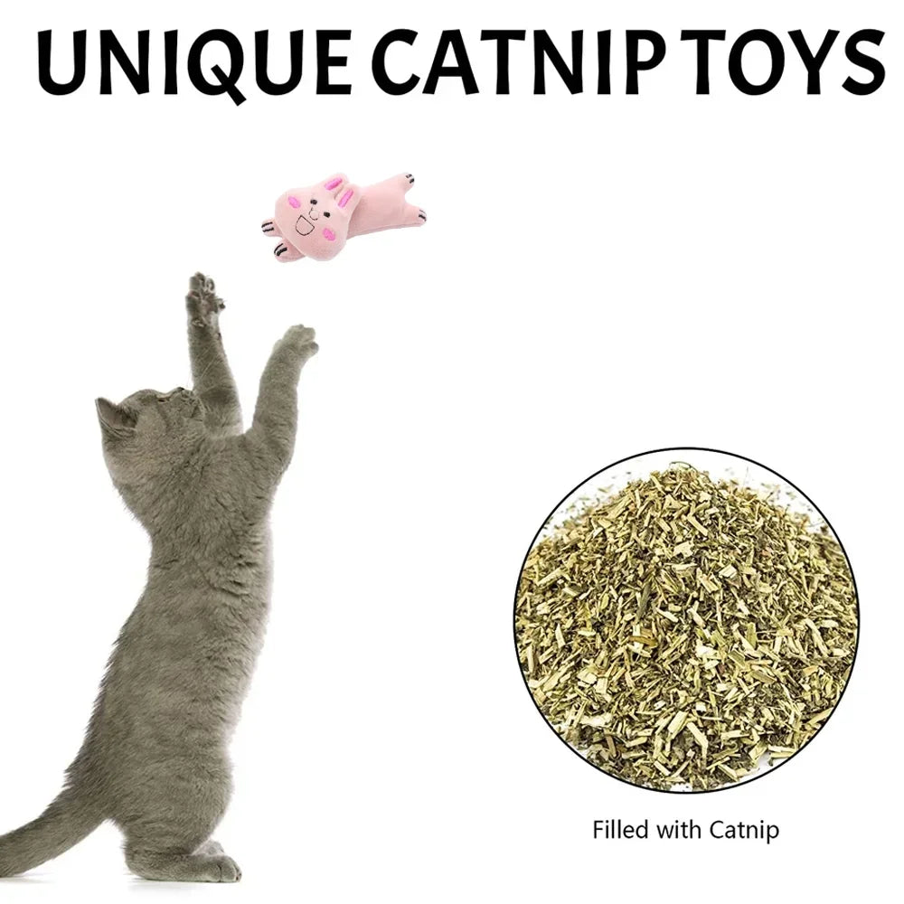 NutraPet Wild Catz Jumperz Plush Catnip Cat Toy with Multicolours Random Color - Pet Supermarket