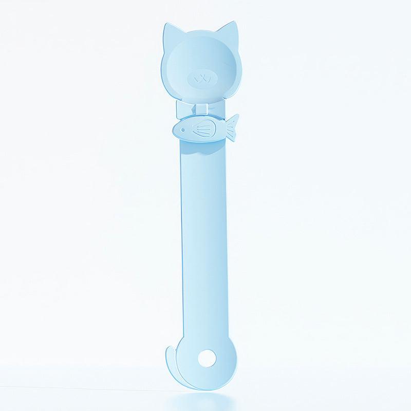 Cat Strip Feeder,Cat Stripe Squeeze Spoon, Cat Treat Feeding Spoon, Cat Food Spoon for Wet Food, Pet Feeder and Lickable Cat Food Dispenser 1pcs