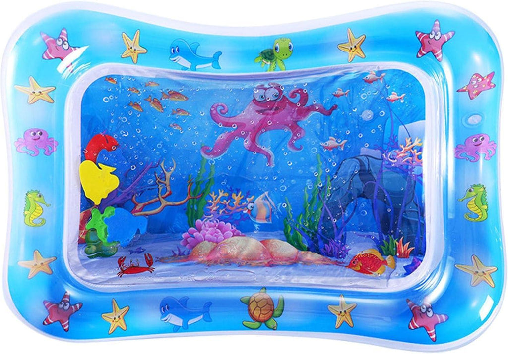 Cat Water Bed | Water Bed for Cats | Cat Sensory Water Mat | Pet Water Sensory Mat | Water Sensory Mat Cat | Dog Water Play Mat | Tummy Time Water Mat with Fish Cat Activity Play Mat - Pet Supermarket