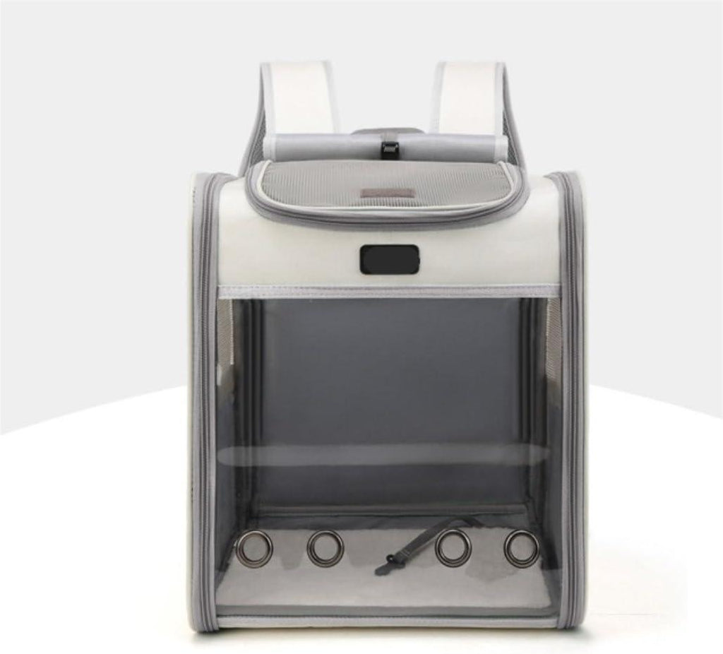 Portable & Durable Spacious Backpack with Transparent Window Carrier Backpack With Inner Safety Leash Cat Bag