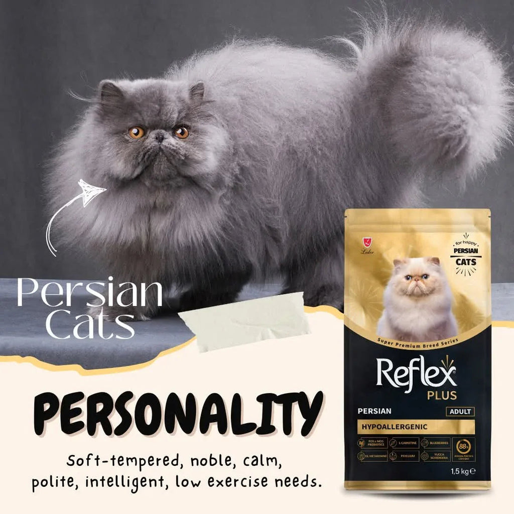Reflex Plus Hypoallergenic Persian Adult Cat Food 1.5kg - Pet Supermarket