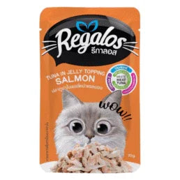 Regalos Tuna in Jelly Topping Salmon Regalos Tuna in Jelly Topping Salmon 70g
