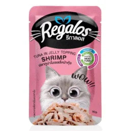 Regalos Tuna in Jelly Topping Shrimp Regalos Tuna in Jelly Topping Shrimp 70g