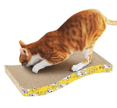 Cat Scratchers Cardboard, S Shape Cat Scratch Pad,