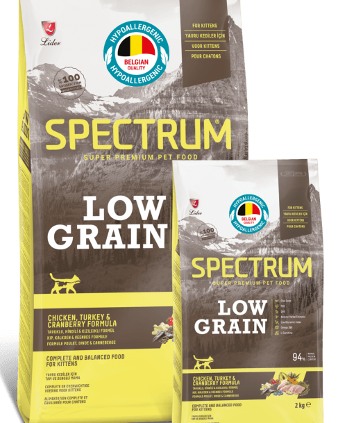 Spectrum Low Grain Chicken, Turkey & Cranberry Kitten Food 2kg