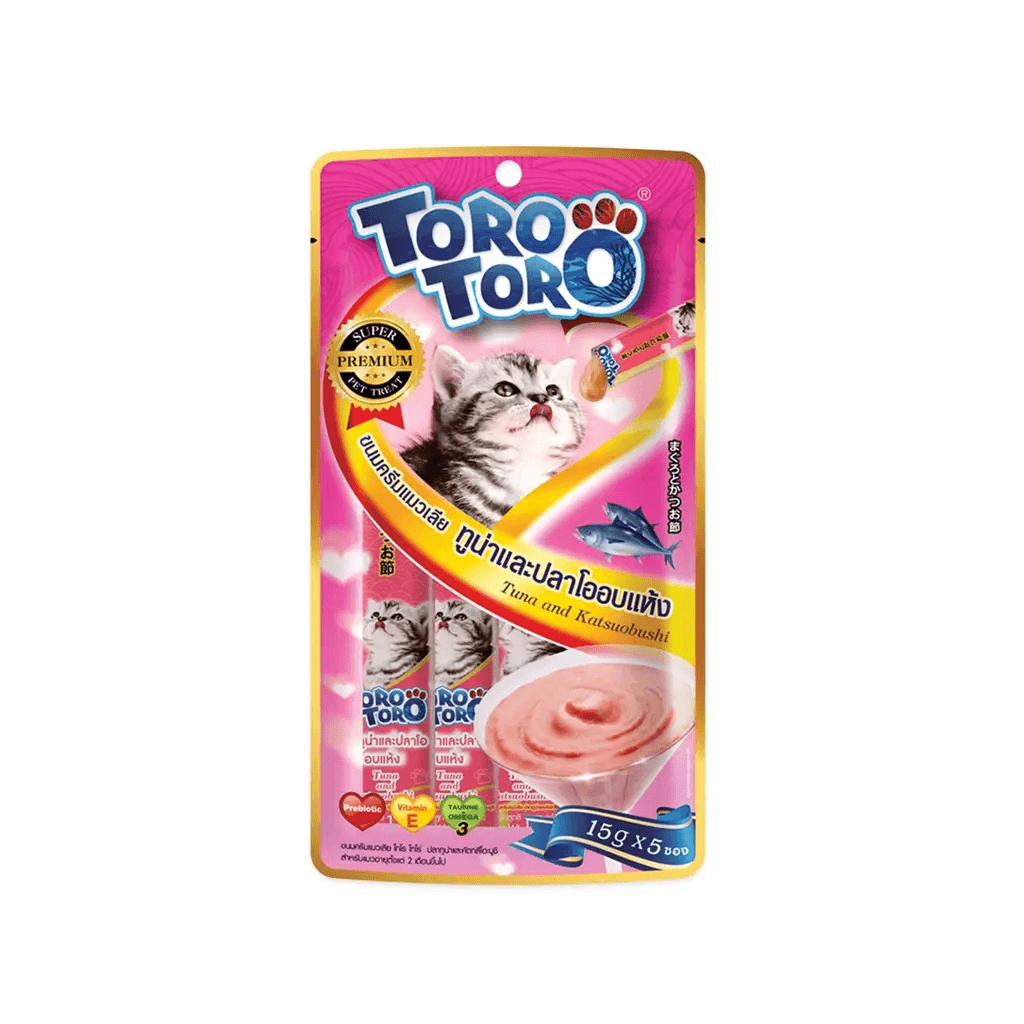 Toro Toro Lickable Treat Tuna and Katsuobushi (5*15g)