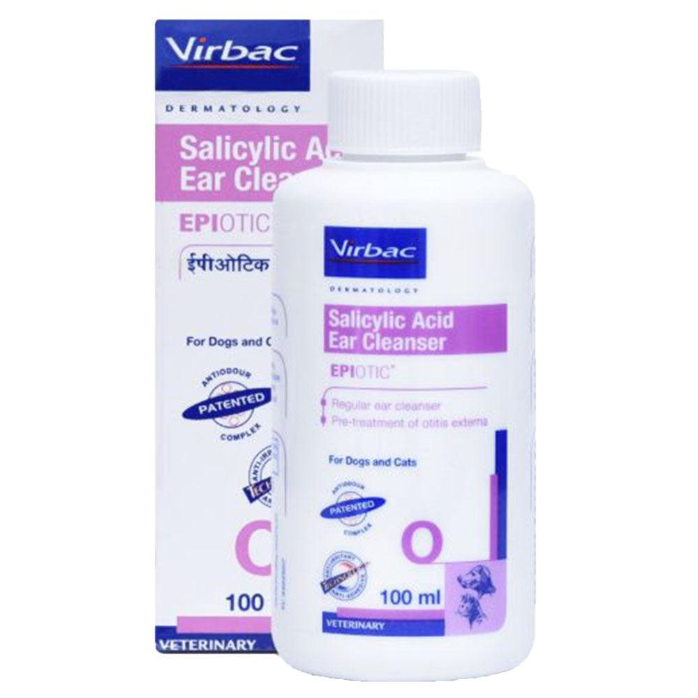 Virbac Epiotic Ear Cleanser (Salicylic Acid) for Dogs & Cats (50 ml)