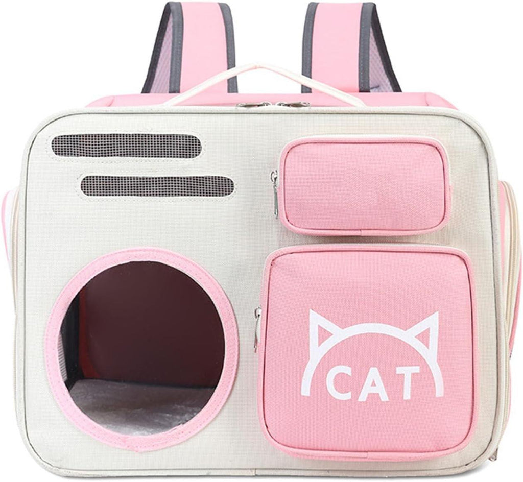 Pet Carriers Kitten Backpack, Pet Backpack Cat Travel Bag, Cute Cat Transport Carrier for Travel, Hiking & Outdoor - Pet Supermarket