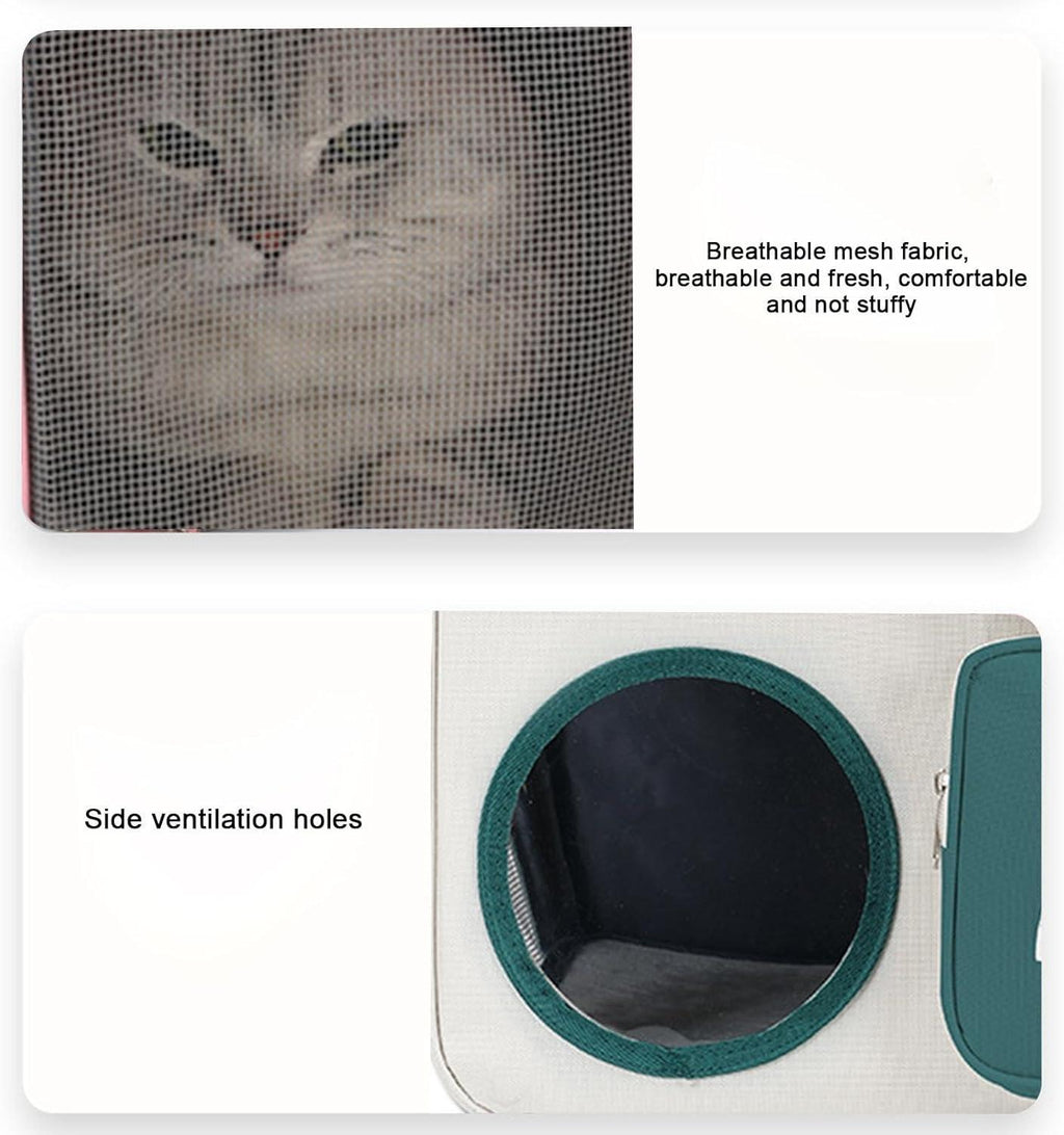 Pet Carriers Kitten Backpack, Pet Backpack Cat Travel Bag, Cute Cat Transport Carrier for Travel, Hiking & Outdoor - Pet Supermarket