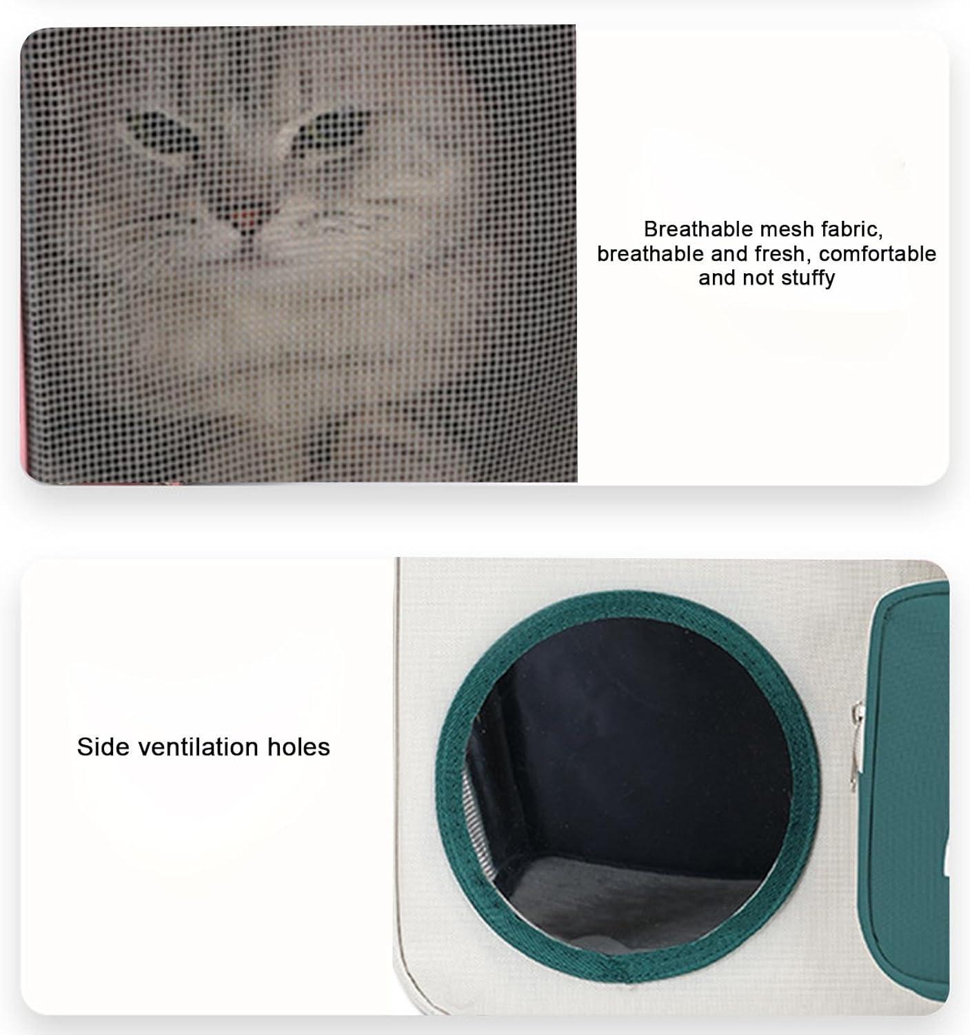 Pet Carriers Kitten Backpack, Pet Backpack Cat Travel Bag, Cute Cat Transport Carrier for Travel, Hiking & Outdoor - Pet Supermarket