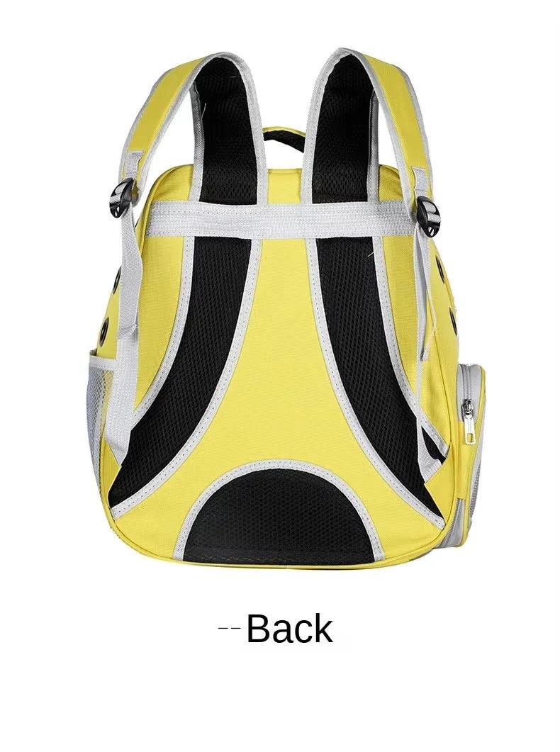 Portable Breathable Pet Carrier Bag, Outdoor Travel Backpack for Cat and Dog, Transparent Space