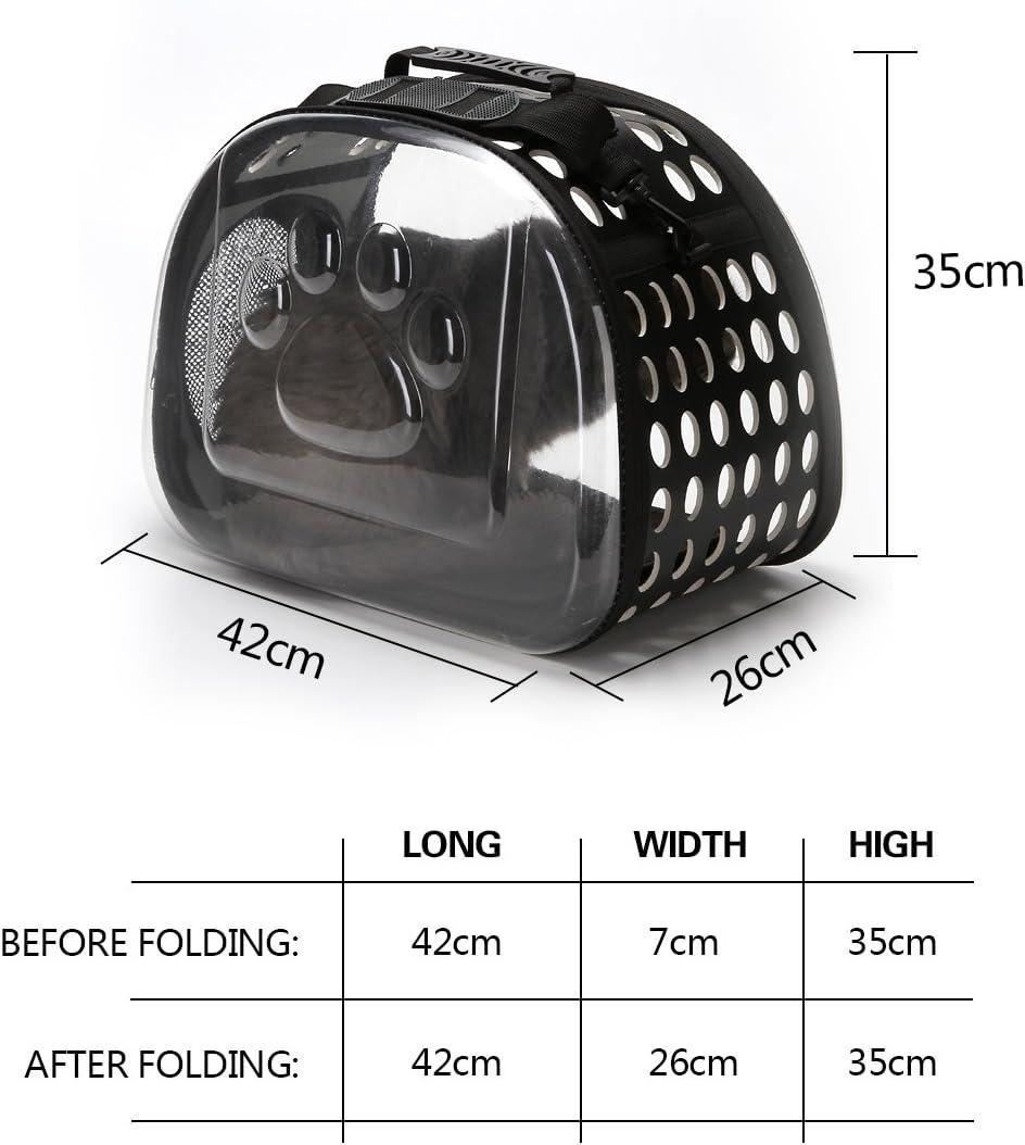 Transparent Pet Cat Carrier Travel Handbag Carry Bag