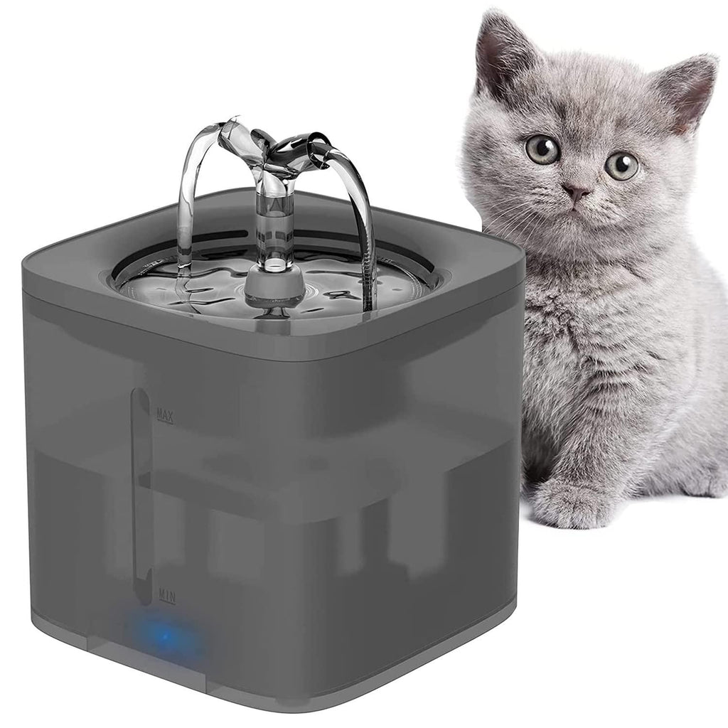 Cat Water Fountain – Pet Water Drinking Fountain 68oz/ 2L Super Quiet Automatic Dog Fountain