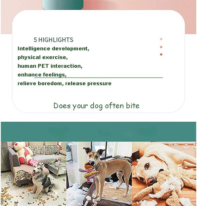 Dog Toys Educational Teeth Grinding Golden Retriever Corgi Boredom Relief Pet Puppy Rubber Elastic Ball Toy