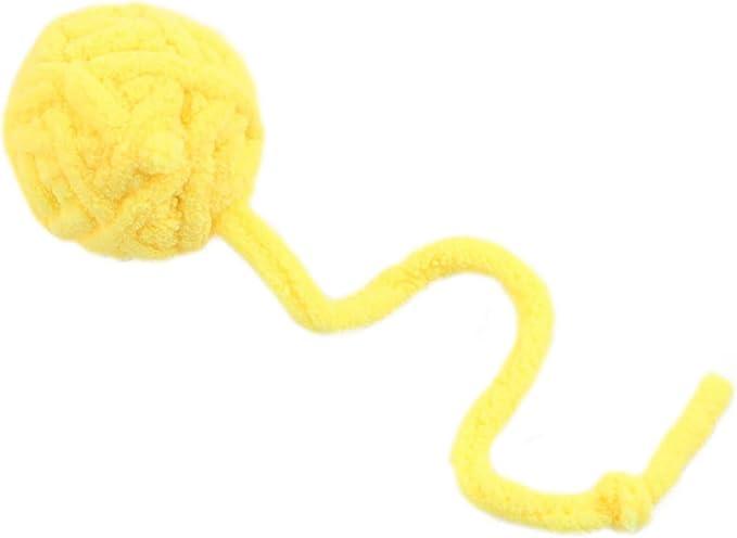 Woolen cat toy ball (with bell inside) Woolen ball attracts The cat's attention during chasing and flapping