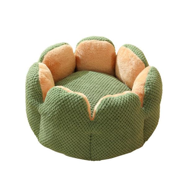 Cactus petal pet bed winter thick warm cat bed sleeping soft dog bed dog mat Washable Pet Dog Cat Bed