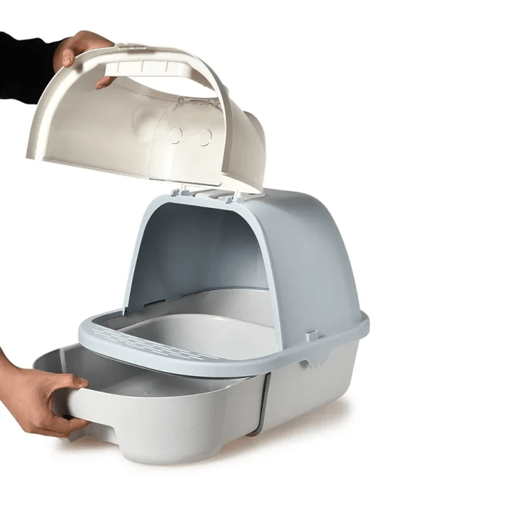 Fully enclosed deodorant, odorless, easy to wear, large cat toilet, litter box, large cat toilet, cat toilet, cat litter tray, litter box